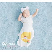 【Mang Mang 小鹿蔓蔓】涼感竹纖維Bedtime嬰兒包巾(四款可選) M 冰沙白