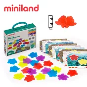 【西班牙Miniland】透光形數色烏龜組20入