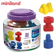 【西班牙Miniland】小手大腦螺絲組24入(48件)