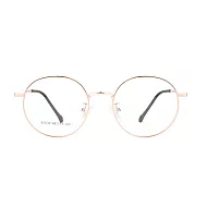 【配到好980元】幾何時尚款玫瑰金光學眼鏡 63030-C1 玫瑰金