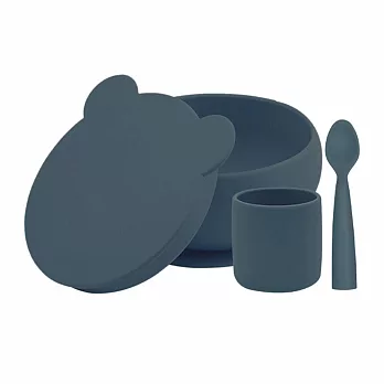 土耳其minikoioi-小美食家碗杯匙3件組-靜謐藍