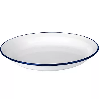 《IBILI》琺瑯深餐盤(藍23cm) | 餐具 器皿 盤子