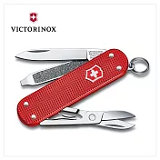 VICTORINOX 瑞士維氏 Classic Colors 系列 經典鋁合金5用瑞士刀（10款）0.6221.G 橘紅