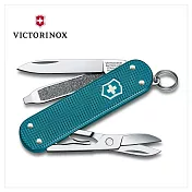 VICTORINOX 瑞士維氏 Classic Colors 系列 經典鋁合金5用瑞士刀(10款)0.6221.G 湖水藍