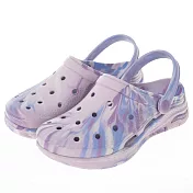 SKECHERS ARCH FIT FOAMIES 女涼拖鞋-紫-111403LAV US5.5 紫色