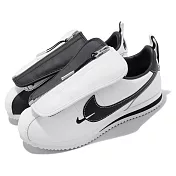 Nike 休閒鞋 Wmns Cortez 女鞋 男鞋 黑 白 皮革 陰陽 紀念款 阿甘鞋 FJ7870-101 23.5cm WHITE/BLACK