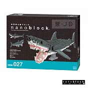 【日本 Kawada】Nanoblock 迷你積木-大白鯊DX NBM-027