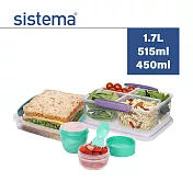 【sistema】紐西蘭製進口TOGO系列野餐優格外帶餐盒-3入組(450ml/515ml/1.7L)(原廠總代理)
