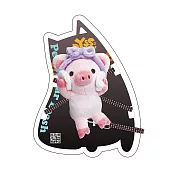 JohoE嚴選 寵物多功能胸背帶+牽繩+背包-泡澡小動物 泡澡豬