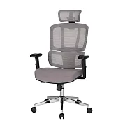 IDEA-迪斯舒適透氣人體工學電腦椅 灰色