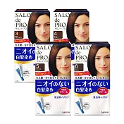 日本DARIYA塔莉雅 沙龍級無味型白髮染髮劑(多色任選4入) 4色各一