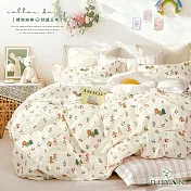 【DUYAN 竹漾】精梳純棉雙人加大床包被套四件組 / 森森趣事 台灣製