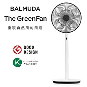 BALMUDA The GreenFan 12吋 DC直流電風扇 EGF-1800 -WK 白x黑