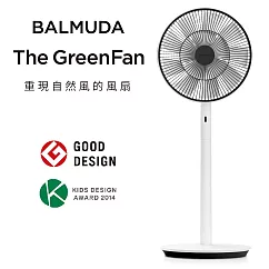 BALMUDA The GreenFan 12吋 DC直流電風扇 EGF─1800 ─WK 白x黑