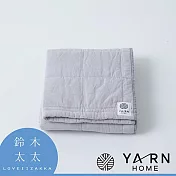 【YARN HOME】UKIHA 脫脂棉混紗速乾格紋毛巾 (共4色) - (藕紫) | 鈴木太太公司貨