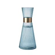 Rosendahl Grand Cru 摺紋玻璃水瓶 （1L、海沫藍）