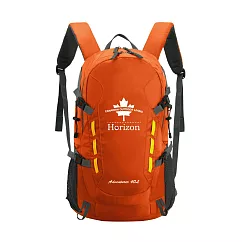 【Horizon 天際線】終極版 冒險家登山後背包 Adventurer 40L|腰扣、胸扣、防雨罩、側袋 (多色任選) 炎上橘