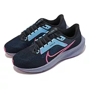 Nike 慢跑鞋 Wmns Air Zoom Pegasus 40 SE 女鞋 黑 藍 小飛馬 運動鞋 FJ2974-001
