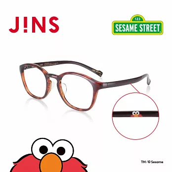 JINS 芝麻街聯名眼鏡(UGF-23S-104) 木紋棕