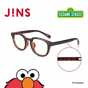 JINS 芝麻街聯名眼鏡(UGF-23S-105) 木紋紅