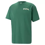 PUMA 流行系列P.Team 男短袖T恤-綠-62248637 M 綠色