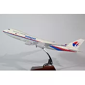 信達 47cm x 47cm  馬來西亞航空 Malaysia 波音 747 廣體客機模型