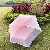 圓角自動折疊傘 漸層粉