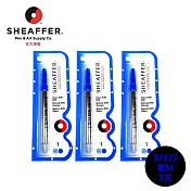 SHEAFFER 鋼筆筆芯 吊卡 傳家專用 3支 (藍M) 藍M