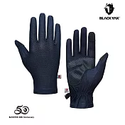 【BLACKYAK】50週年紀念款透氣手套 M 海軍藍