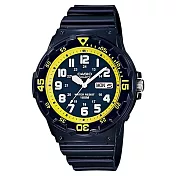 CASIO 卡西歐 MRW-200HC-2B 時尚色彩系列防水運動手錶