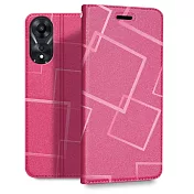 GENTEN for OPPO A78 5G 極簡立方磁力手機皮套 粉色
