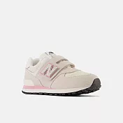 New Balance 574系列 中大童休閒鞋-粉-PV574KR1-W 20 粉紅色