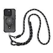 JTL / JTLEGEND 8mm 手機揹繩_戶外版 黑(透明連接片)