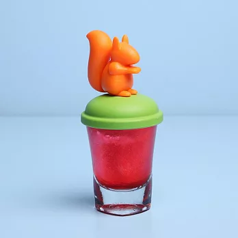 QUALY 橡果松鼠-玻璃冰棒杯
