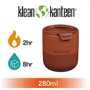【美國Klean Kanteen】RISE LOWBALL TUMBLER不鏽鋼保溫咖啡杯-280ml楓葉橘