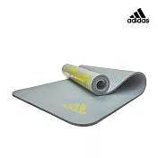 Adidas 紮染防滑瑜珈墊-10mm 鐵霧灰