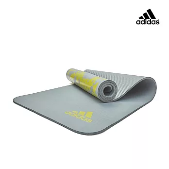 Adidas 紮染防滑瑜珈墊-10mm 鐵霧灰