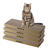 【毛孩王】AFU 4片入40x15x3cm 台製貓抓板S40