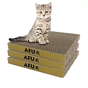 【毛孩王】AFU 3片入30x30x3cm 台製貓抓板L30