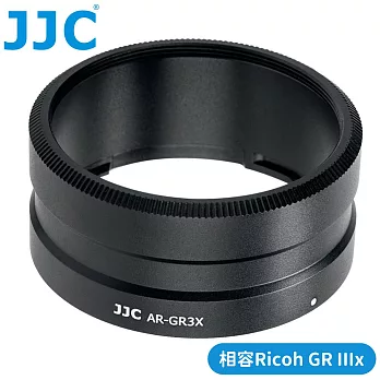 JJC副廠Ricoh相機鏡頭轉接環AR-GR3X(鋁合金;相容理光原廠GA-2)適49mm濾鏡.GT-2長焦鏡頭.GR IIIx相機