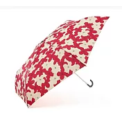 日本amusant sous la pluie可愛樁花【耐風對策】55cm勾把折傘-多色可選 紅樁花