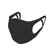 【采棉居】抗菌防塵透氣小V臉口罩 (黑) 台灣製