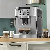 【迪郎奇DeLonghi 】黑咖啡首選 全自動義式咖啡機ECAM22.110.S -風雅型 熱銷經典款 銀色+黑色