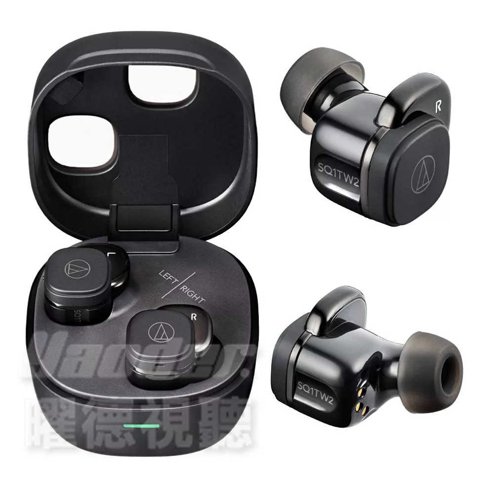 鐵三角 ATH-SQ1TW2 低延遲真無線耳機 黑色