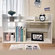 【誠田物集】多功能桌上型開放式收納書架 收納架 置物架 書架 層架 書櫃 收納櫃  白色