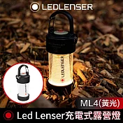 德國 Led Lenser ML4 充電式露營燈(黃光)