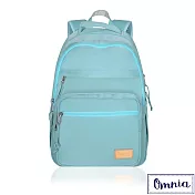 【OMNIA】輕旅行大容量收納款筆電後背包- 蒂芬妮藍