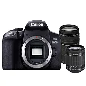 Canon 850D+18-55+75-300mmIII雙鏡組*(平行輸入)-贈SD128G卡+副電*2+座充+單眼包+大腳架+筆+帶+大清 黑色