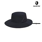 【BLACKYAK】SIDE MESH透氣圓盤帽 M 黑色-58cm