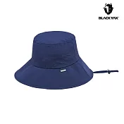 【BLACKYAK】女 寬帽沿圓盤帽 S 海軍藍-56cm